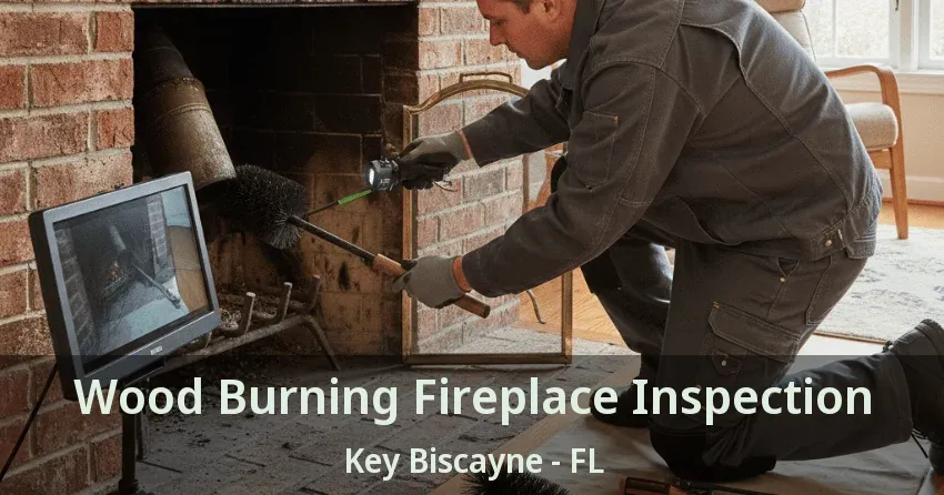 Wood Burning Fireplace Inspection Key Biscayne - FL